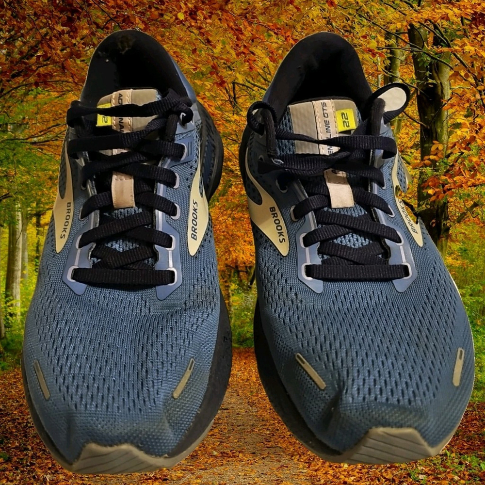 Brooks Adrenaline GTS 22 Blue Athletic Shoes Sneakers Womens Size US 9 B UK 7